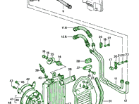 Radiator oil cooler kit. Porsche 911 1984-89 - 93020704602, 93020711305, 93020704503, 93020711106, 93020705304, 93011019400, 93020723902, 90015100802, 90091002202, 91120730200, 91120730300, 91155914500, 91155914501, 90015100703, 90018703202, 99951108402, 90037803001, 93020736100, 99992000501, 99959142940, 93020735300, 93020731915, 93020712100, 90002500703, 93020792700, 93020792100, 99951116202, 93020726501, 93060611800, 90012300730, 91162412101, PCG62410400, 99945000602, 99950722902, 90007536302, 99965238100, N0120064