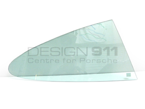 1/4-Fensterglas hinten, grün getönt. Porsche 911 68-77 Coupé - 91154310202, 91154310207, 91154310102
