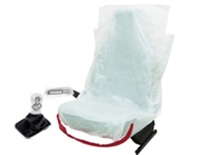 Disposable 5-in-1 car service protection kit - 100 Sets, PPE protection