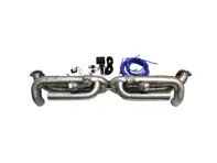DesignTek front X-Pipe exhaust with valvetronic switch Porsche 991 S 3.8L - 115280-04, 99111133105, 99111133107, 99111133104, 99111133106