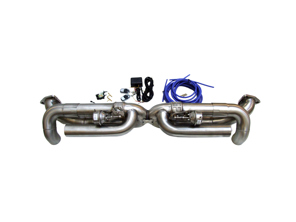Escape delantero DesignTek X-Pipe con interruptor valvetronic Porsche 991 S 3.8L - 115280-04, 99111133105, 99111133107, 99111133104, 99111133106