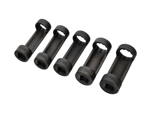 Jeu de 5 douilles pour écrous de jambe de force. - P7031