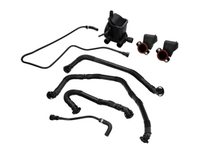 Oil separator kit, complete. Porsche 997.1 Carrera 2S / 4S - 99710703801, 99710713800, 99710714301, 99710714603, 99710602402, 99710602802, 99710714502, 90038502301
