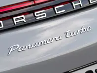 'Panamera Turbo' Rear Badge, Primed. Porsche 971 Panamera 2017>> - 971044880BG2X