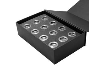 Titan-Bremssattelkolben-Puck-Sets. Porsche 992.1 GT3 RS - 9GT615424A, 9GT615423A, 9GT615423C, 9GT615424C, 9GT615123L, 9GT615124L, 9GT615123K, 9GT615124K