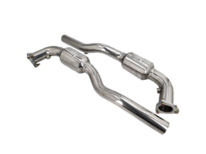 Exhaust Catalytic Converter Pipes DesignTek for Porsche 996 - 99611302154, 99611302157, 99611302156, 99611302254, 99611302257, 99611302256, 99611302152, 99611302155, 99611302159, 99611302252, 99611302255, 99611302259, 99611302258, 99611302260, 99611302158, 99611302160