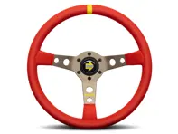 Momo MOD.07 Red edition steering wheel - Italian red microfibre
