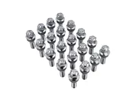 Radschrauben verchromt für Porsche Boxster 986/996/997 (20er-Pack) - WHT004676A, WHT006978, 99636120302, 99636120300, 99636120301, 99736120301, 3608100007