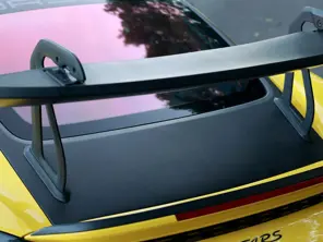 Hayon en fibre de carbone avec verre PC léger. Porsche 718 Cayman - 98151291181GRV - SRCFDCFTASSY