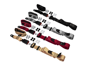 Ceinture sous-abdominale arrière statique à 2 points en couleurs (jeu de 2). Porsche 911 78-89 / 964 / 993 / 968 / 924 / 944 - 47785779570B, 911116