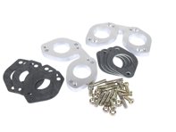 Set di collettori per consentire la sostituzione dei carburatori Solex originali con 2 carburatori Weber 40IDF. - MW4050