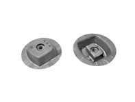 Coppia di supporti per sedili anteriori. Porsche 356B T6 / 356C - 64450157006 - PP123