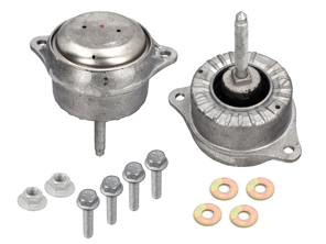 Engine mount kit, SET OF 2. Porsche 996 Turbo - 99337504909, 99337504905, 99337504907