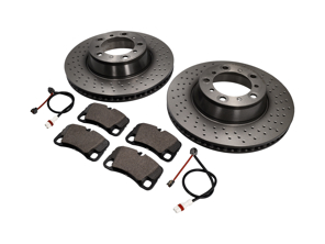 HINTERE Bremsbeläge und Bremsscheibenpaket Porsche 997 3.6L C2 - 99635240501, 99635240502, 99635240601, 99635240602