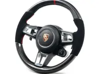 Volante in pelle Rennline diametro 360 mm - 9P1419091DS, 9P1419091LH, 9P1419091DT, 9P1419091LM - I127