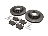 REAR Brake Pads and Brake Disc Package. Porsche 997 C2S /C4S - 99735193906, 95535296000, 99635240502, 99635240602, 99735193907, 99761267602