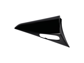 Garniture latérale noire pour becquet de toit. Porsche 9YA Cayenne Turbo GT Coupé - 9Y3898308B041, 9Y3898307B041, 9Y3898308B, 9Y3898307B