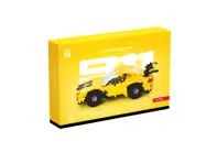 Coffret de construction Plus-Plus Porsche 911 GT3 RS, jaune course. - WAP0400060SGT3