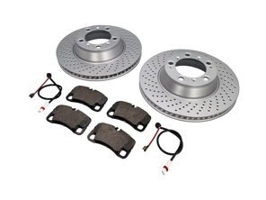 HINTERE Bremsbeläge und Bremsscheibenpaket Porsche 997 3.6L C2 - 99635240501, 99635240502, 99635240601, 99635240602