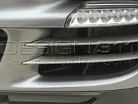 Jeu de lamelles latérales de pare-chocs avant (2 pièces). Porsche 997.2 Turbo - 997505763509B1, 997505764509B1