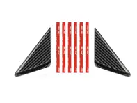 Jeu de déflecteurs de vent en fibre de carbone anti-buffeting. Porsche 991 GT3 / GT3 RS