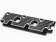 Coperchi valvole (SET DA 2) INFERIORE. Porsche 993 Turbo in alluminio billet - 99310511654, 99310511750 - M15