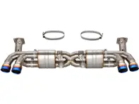 Système d'échappement en titane VALVETRONIC avec embouts en titane pour Porsche 991.1 Turbo - DesignTek - 3606009120, 55-PS124-T, 99111173170, 99111173171