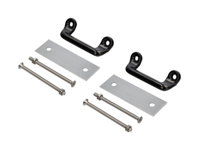 Barra de sujeción para kit de revestimiento, metal, negro. Porsche 911/356/924/944/928 - 90155580120, 477885761, 477885761A - A167588774, 1689550200