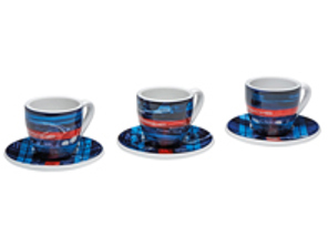Porsche Espresso Cups, Set of 3 - Limited Edition - MARTINI RACING Collection - WAP0509270J