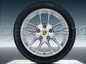 Llantas de aleación Cayman de 18' y neumáticos de invierno Porsche original para 981 Boxster / 981 Cayman - 98104460025, 98104460026, 98104460005, 98104460006