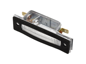 Luz del número de la placa. Porsche 911/912 66-73 / 924/ 944 - 90163160101, 90163160100, 477943021A, 477943023 - 1695600100, URO-008405