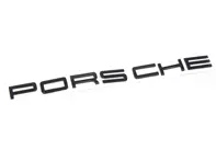 'PORSCHE' Rear badge, in Black (high-gloss). Porsche Macan - 95B04480281041, 95B04480281