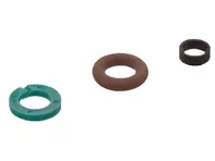 Fuel injector seal ring set. Porsche 958 Cayenne / 970 Panamera HYBRID - 95811090100, 933.140, 95811090101, 95811090102