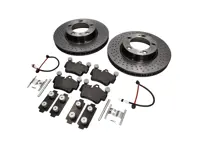VORDERRAD-Bremsbeläge und Bremsscheibenpaket. Porsche 987 Boxster S / Cayman S - 99735193906, 99635140601, 99635140501, 95535296000, 99761275901, 99761275601
