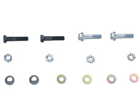 Screw set for struts front axle. Porsche 924 / 944 / 968 - 1123, 94434317500, 90008205802, 171407265, N0221414