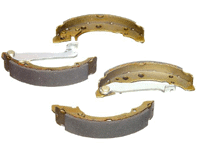 Handbrake shoes (set of 4). Porsche 958 Cayenne / 971.2 / Taycan - 114032, 114 032, 95835292500, 9Y0698533AA, 9Y0698533B, 9Y0698533AB - S65505
