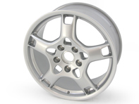 19' Carrera S Alloy rear wheel Original Porsche for 997.1 Carrera 4 / Carrera 4S - 99736216200