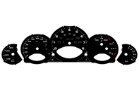 Instrument face set, manual - MPH. Porsche 997.2 - 9764121004 - F9764121004MPS