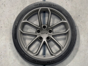 Jeu de jantes 20' 718 Cayman GT4, en Platine. Porsche d'origine - 98204460302