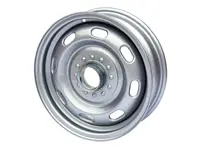 15' 5.5J Stahl 'Knock off' Felge, Lackiert Porsche 356