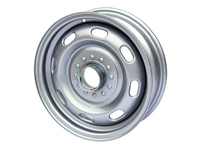 15' 5.5J Steel 'Knock off' wheel, Painted Finish Porsche 356