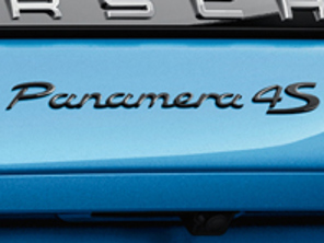 „PANAMERA 4S“-Emblem hinten, in Schwarz. Porsche 971 Panamera 2017>> - 971044880041