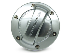 Tapón del depósito de combustible. Aspecto de aluminio. Porsche Boxster / 996 / 997 / Cayena - 99720198000