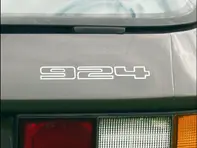 924 - Insigne Autocollant Argent Porsche 924 1976-85 - 477853625C