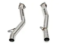 Exhaust Catalytic Converter Bypass Pipes. Porsche 958.2 Cayenne V8 GTS - 95811302300, 95811302301, 95811302400, 958113024AX, 95811302401, 958113023AX
