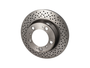 Brake disc rotor Rear. Porsche 996 / 997 (OE Part No 99635240104) - 1663201107, 99635240103, 99635240104, 99635240105