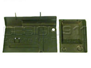 Paroi arrière du boîtier de batterie (2 pièces). Porsche 356B T6 - 64450103205, PP114C, P114C