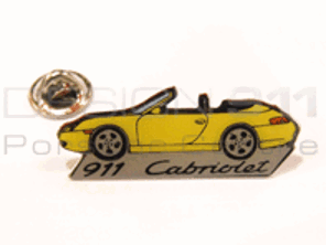 Pin Insignia 'Porsche 911 Cabriolet' Amarillo