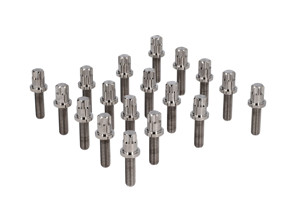 Vis de collecteur d'échappement en Titane M8x27 pour Porsche 996 / 997 / 991 Turbo / GT2 / GT3 - 99907358901, 90037822701, 90037813100