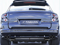 Heckschürzenabschluss mit integriertem Diffusor. Hamann für Cayenne